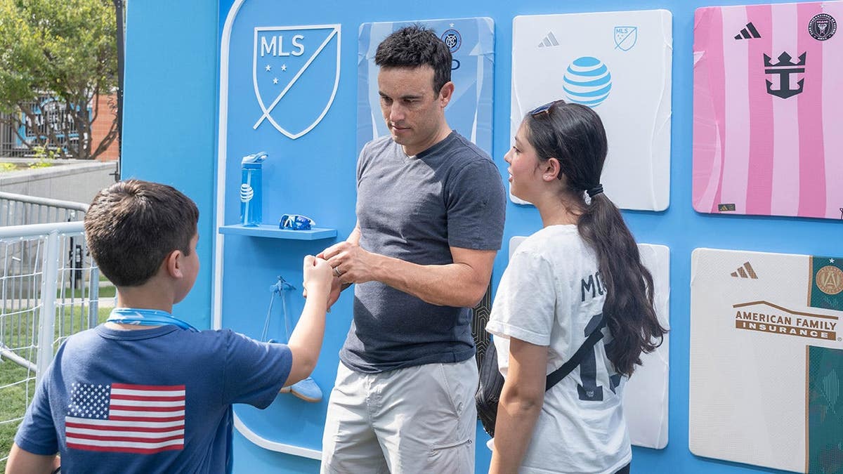 Landon Donovan at event