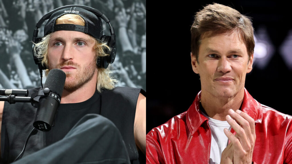 Logan Paul Says He’s ‘Suing’ Tom Brady After Slap at Fanatics Fest Logan Paul Says He's 'Suing' Tom Brady After Slap at Fanatics Fest