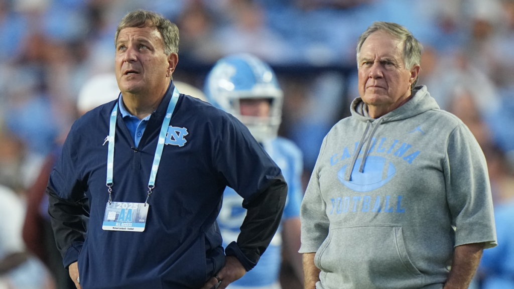 North Carolina places GM Michael Lombardi on administrative leave ahead of Bill Belichick's second season