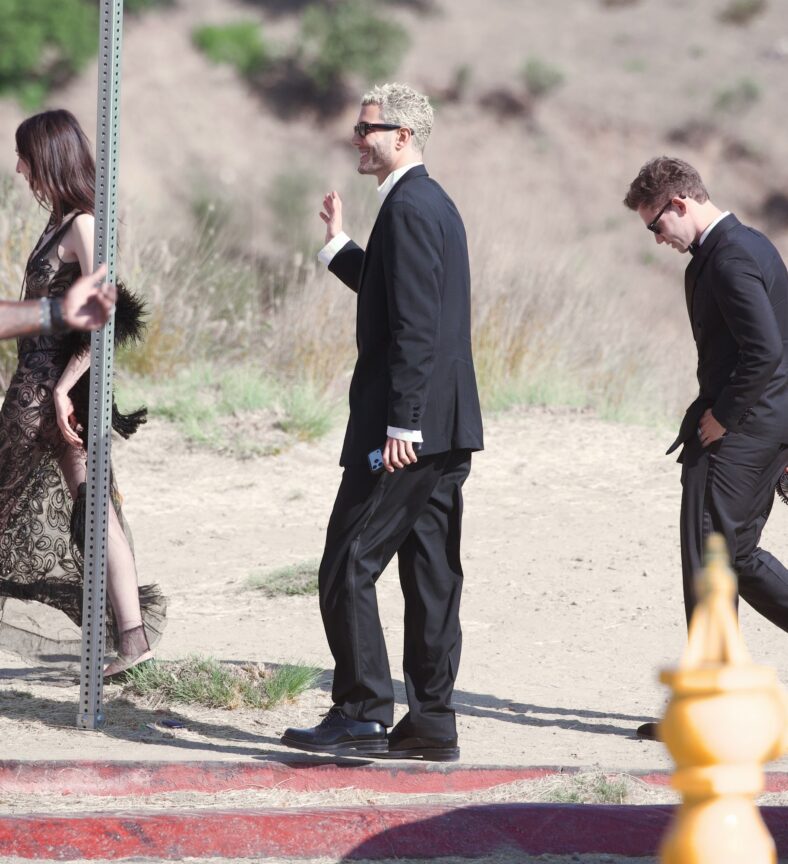 Fai Khadra arrives for Matty Healy and Gabriette's wedding in Los Angeles