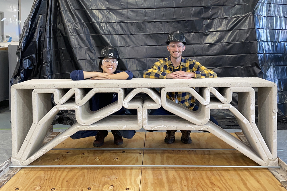 3D-printed bridge points the way to greener construction 3D-printed bridge points the way to greener construction