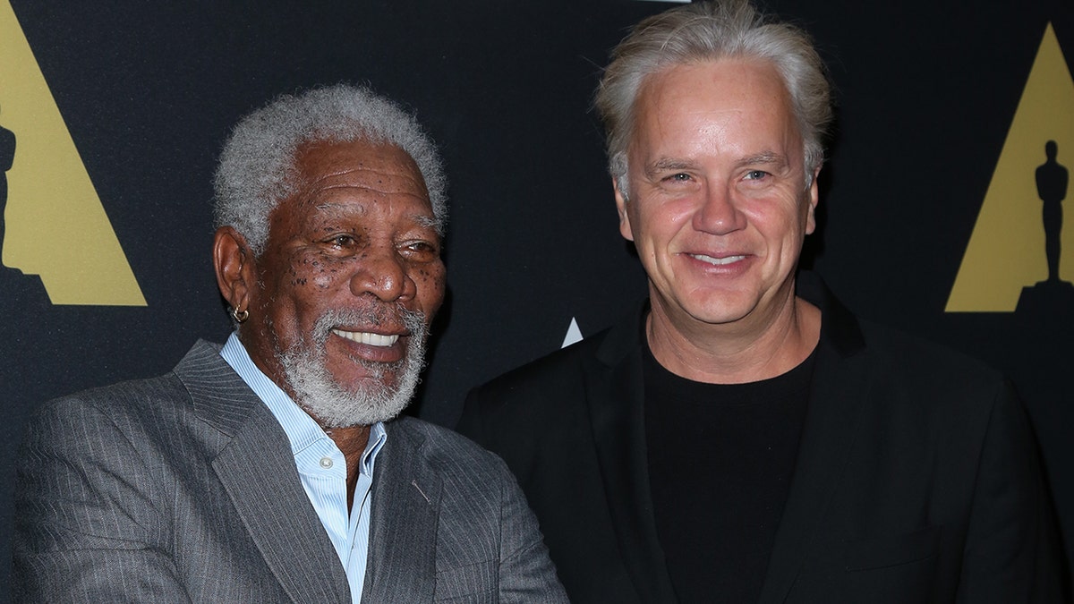 Morgan Freeman and Tim Robbins starred together in "The Shawshank Redemption."