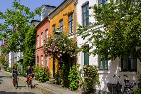 Getty Images Cycling is part of everyday life in Copenhagen, which topped the Global Liveability Index for the second consecutive year (Credit: Getty Images)