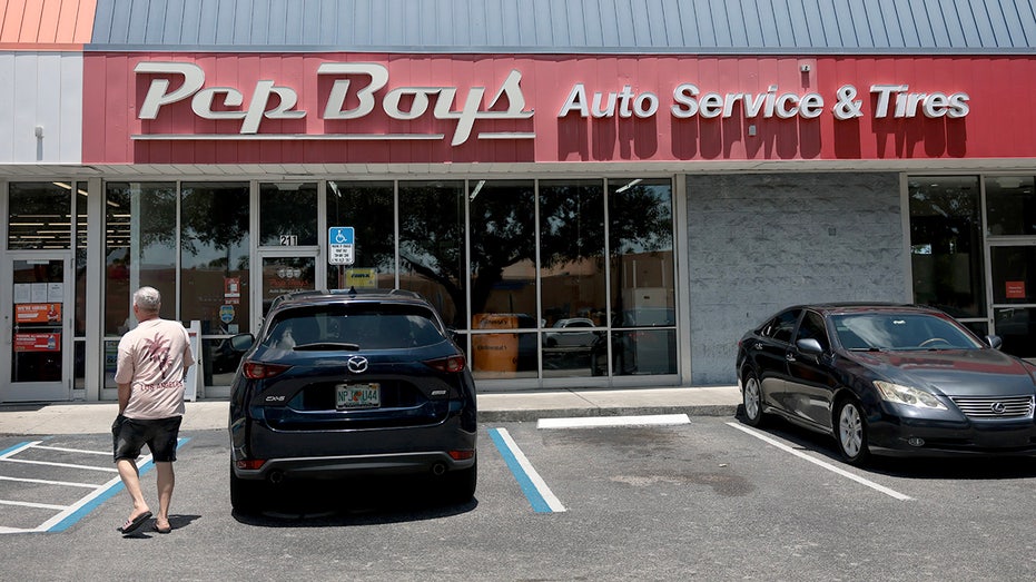 A Pep Boys auto service center