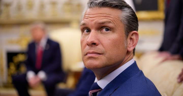 Pete Hegseth announces policy to test U.S. troops’ testosterone levels – National Pete Hegseth announces policy to test U.S. troops’ testosterone levels - National
