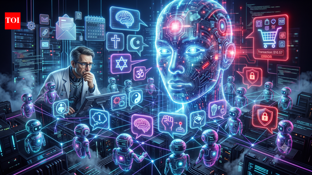 How AI chatbots talking to each other about religion and their human ‘handlers’ gave scientists a glimpse into how AI agents … How AI chatbots talking to each other about religion and their human 'handlers' gave scientists a glimpse into how AI agents ...