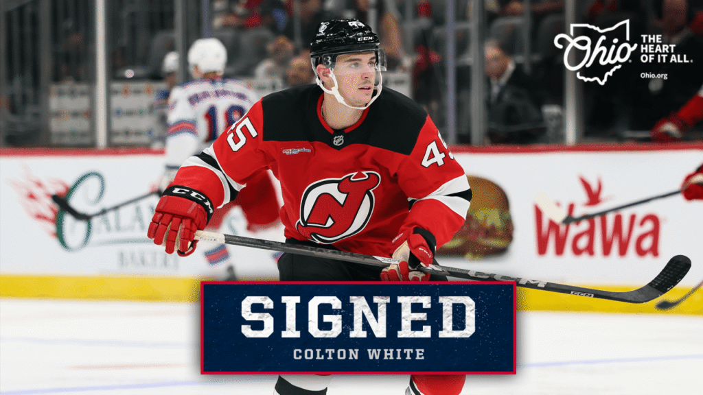 Blue Jackets sign D Colton White to two-year, two-way contract Blue Jackets sign D Colton White to two-year, two-way contract