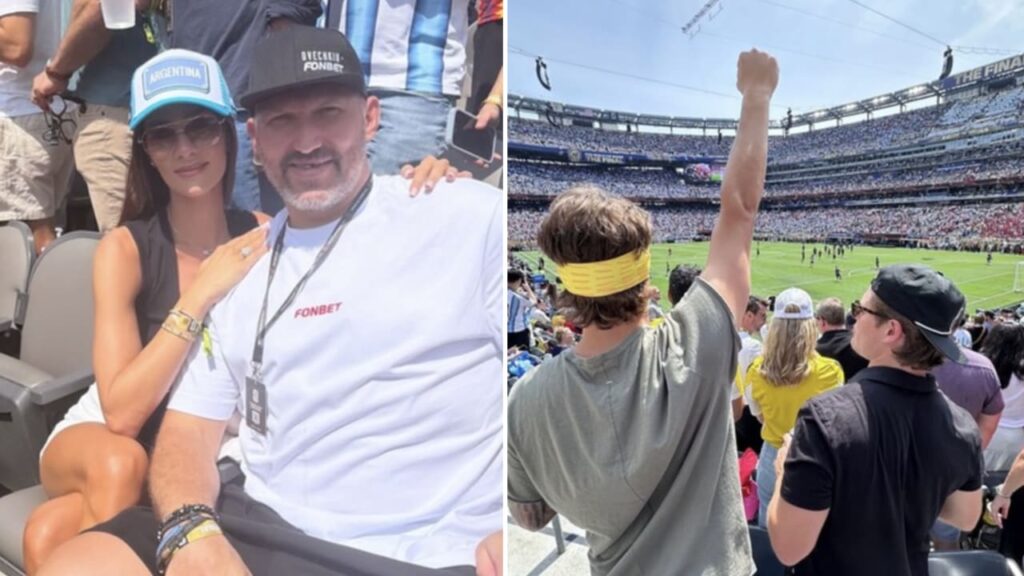 NHL players take in World Cup Final at Metlife Stadium NHL players take in World Cup Final at Metlife Stadium