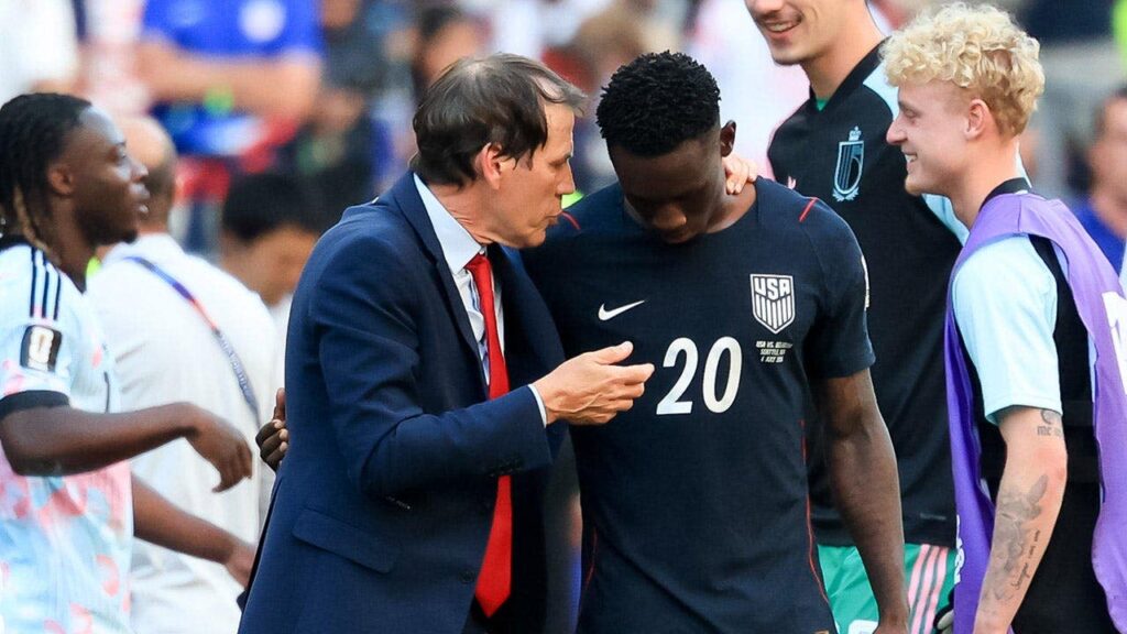 Belgium manager praises classy gesture by Folarin Balogun after red card controversy: ‘I really liked that’ Belgium manager praises classy gesture by Folarin Balogun after red card controversy: 'I really liked that'