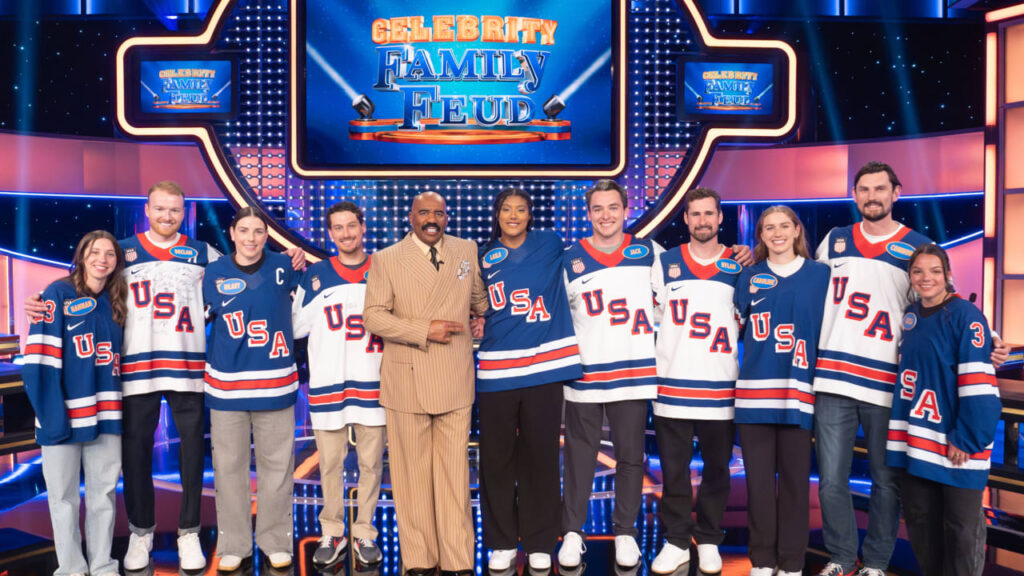 Larkin, Hellebuyck appear on ‘Celebrity Family Feud’ with fellow gold medalists Larkin, Hellebuyck appear on ‘Celebrity Family Feud’ with fellow gold medalists