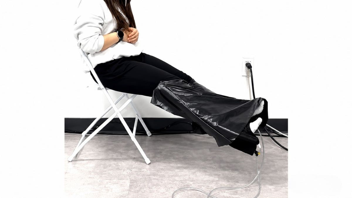 A person sitting