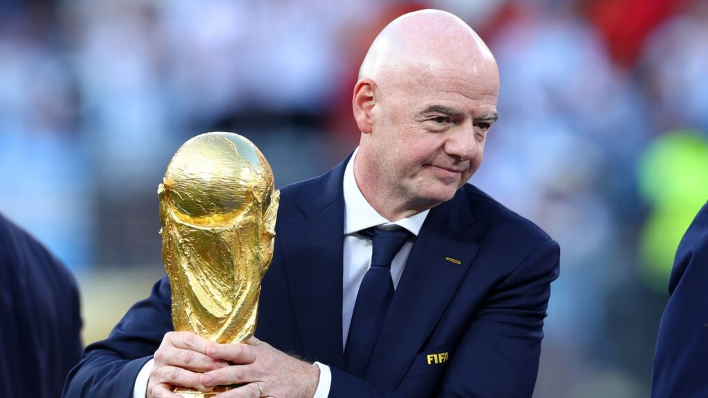 World Cup: UEFA hits out at FIFA and Gianni Infantino amid plans to sell minority stakes linked to competition World Cup: UEFA hits out at FIFA and Gianni Infantino amid plans to sell minority stakes linked to competition