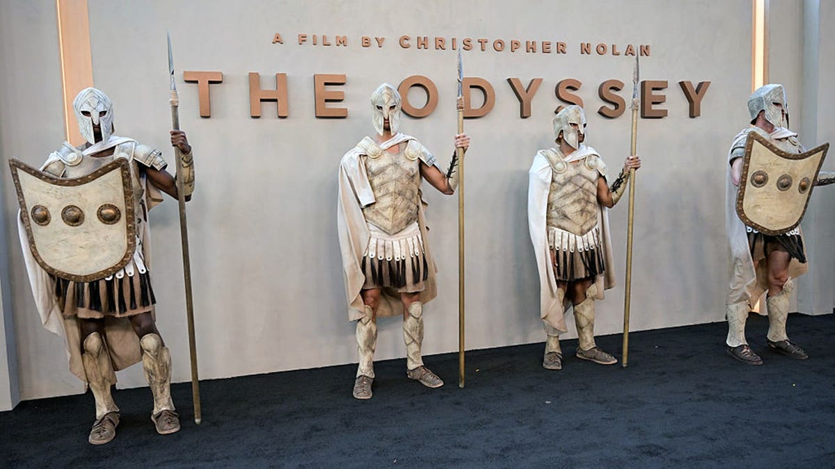 Atmosphere at The Odyssey premiere at AMC Lincoln Square in New York.