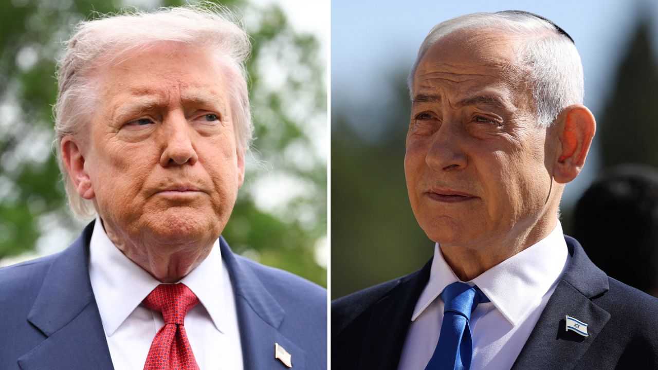 US President Donald Trump and Israeli Prime Minister Benjamin Netanyahu.