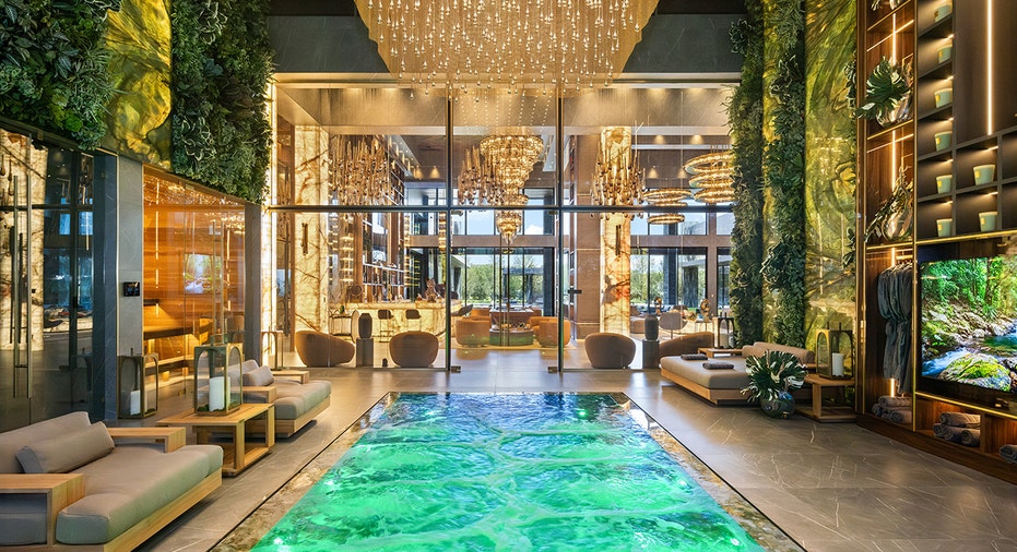 Villa Skyfall wellness area and spa
