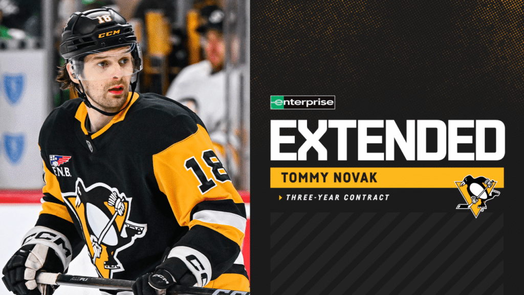 Penguins Sign Tommy Novak to a Three-Year Contract Extension Penguins Sign Tommy Novak to a Three-Year Contract Extension