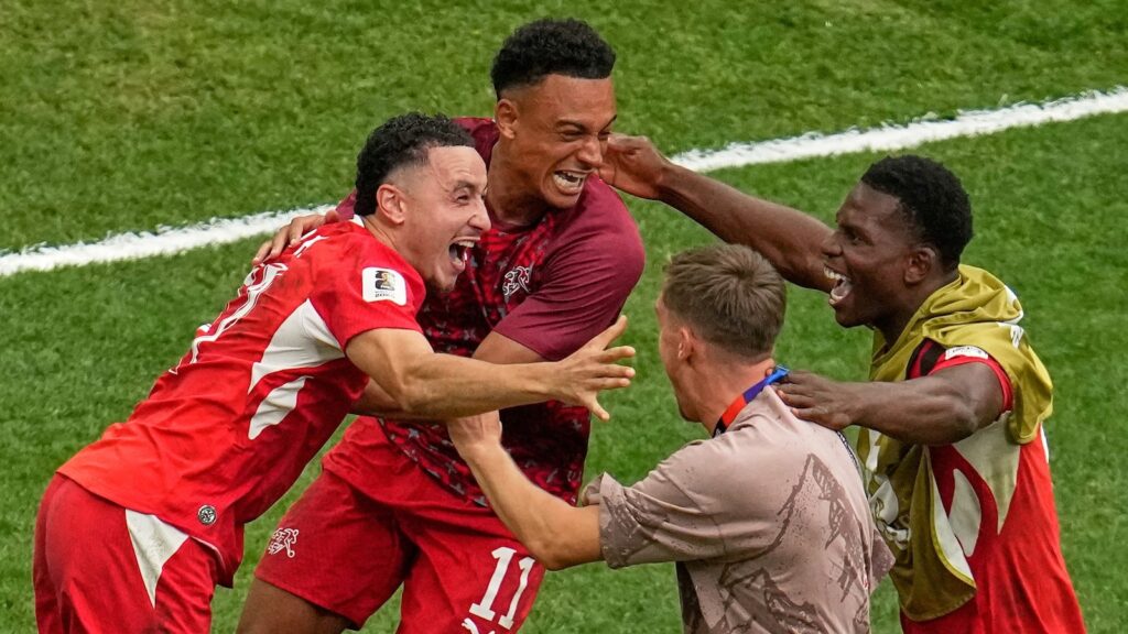 Vargas sends Switzerland to World Cup quarterfinals in shootout win over Colombia Vargas sends Switzerland to World Cup quarterfinals in shootout win over Colombia