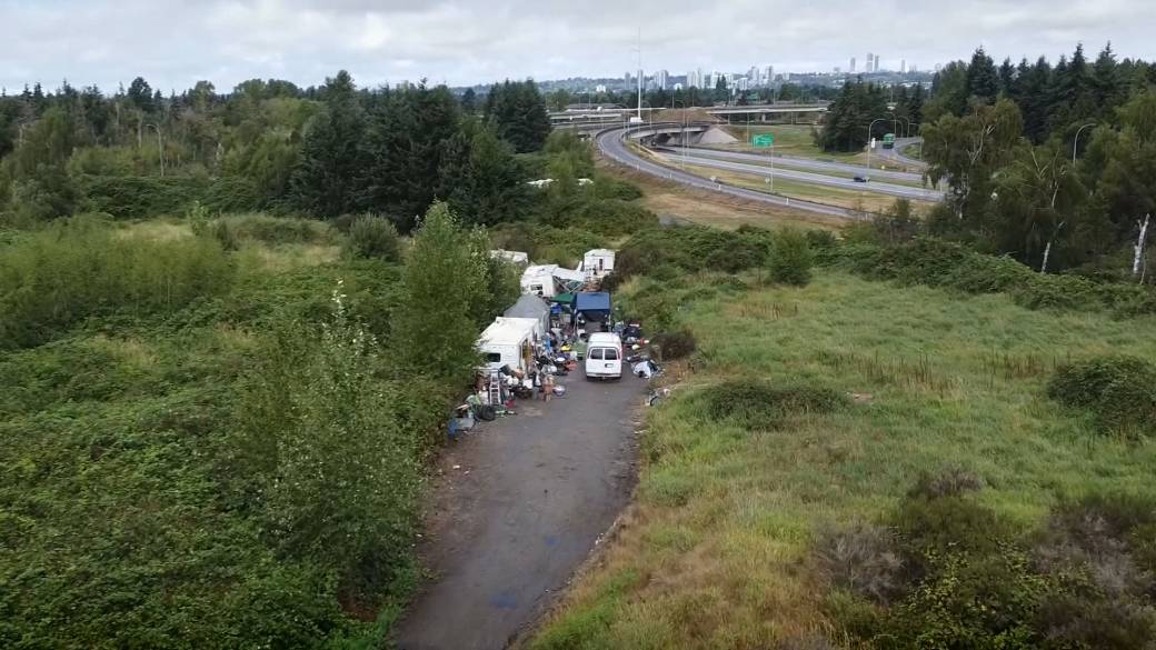 Click to play video: 'Richmond homeless camp growing'