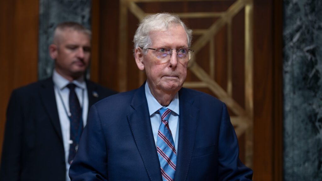 McConnell speaks to GOP leaders as speculation swirls about health, hospitalization McConnell speaks to GOP leaders as speculation swirls about health, hospitalization