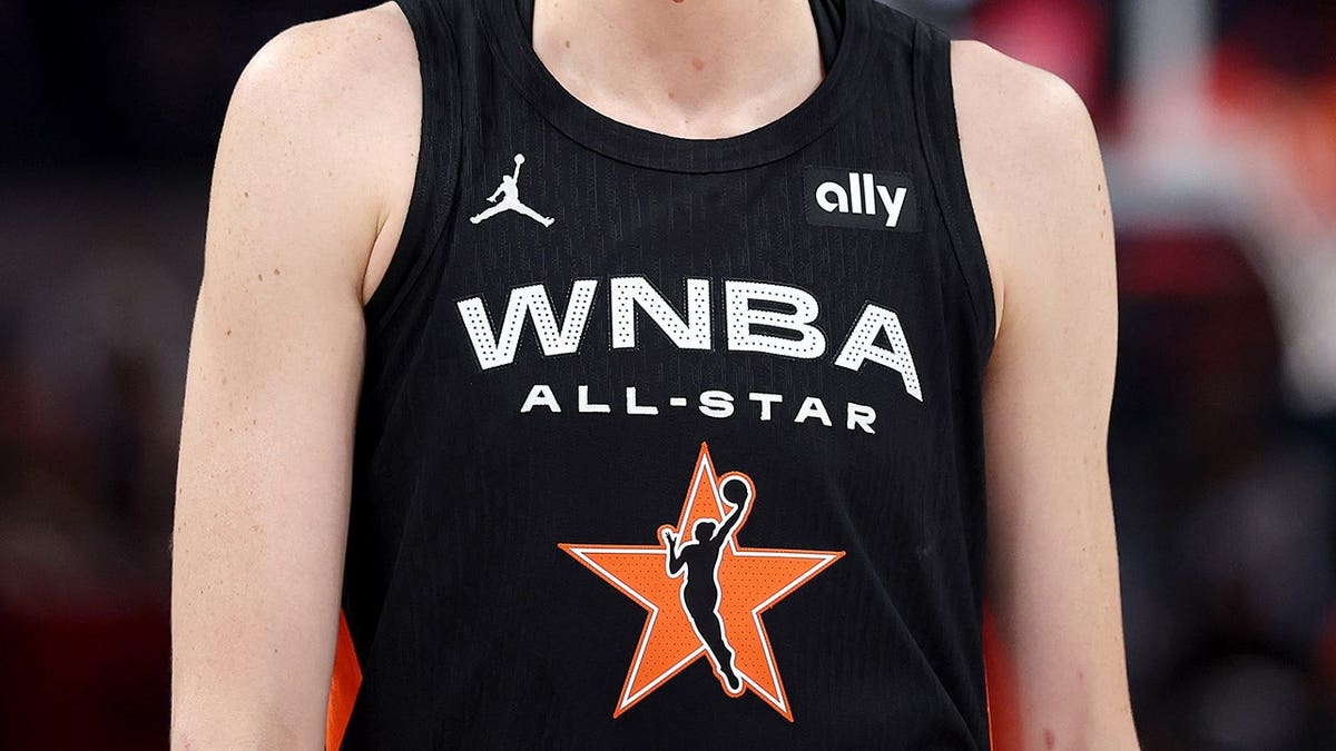 Breanna Stewart looks on during the WNBA All-Star Game in Indianapolis, Indiana.
