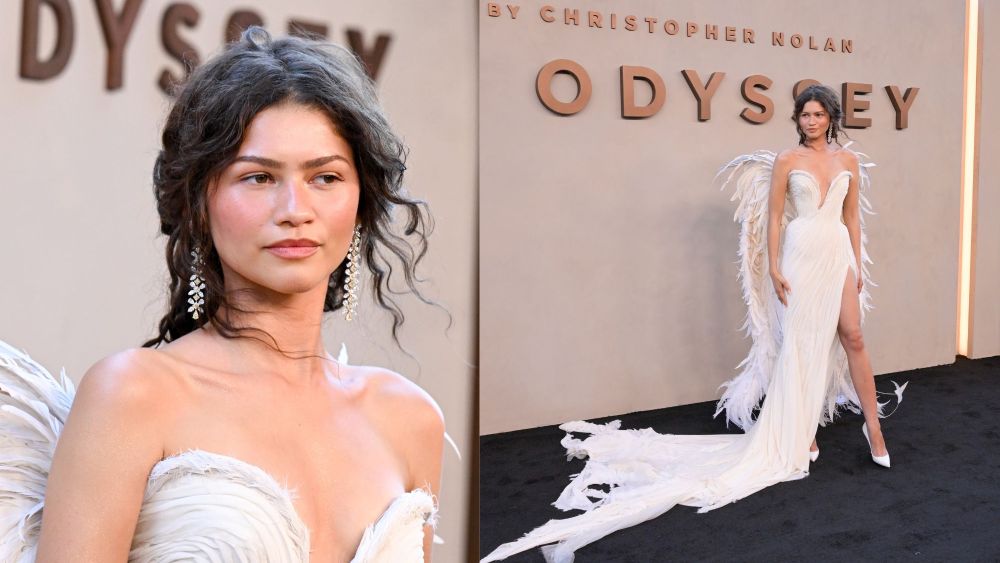 Zendaya Emulates an Angel in All-White Ensemble at ‘The Odyssey’ New York Premiere Zendaya Emulates an Angel in All-White Ensemble at 'The Odyssey' New York Premiere