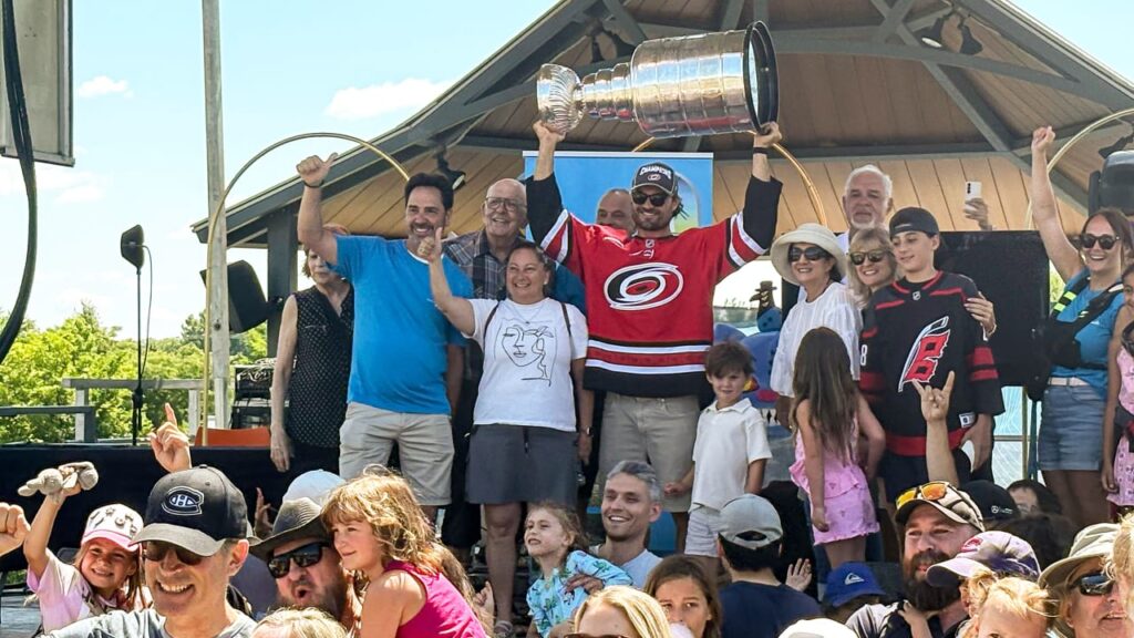 Carrier brings Stanley Cup to hometown again after Hurricanes win Carrier brings Stanley Cup to hometown again after Hurricanes win