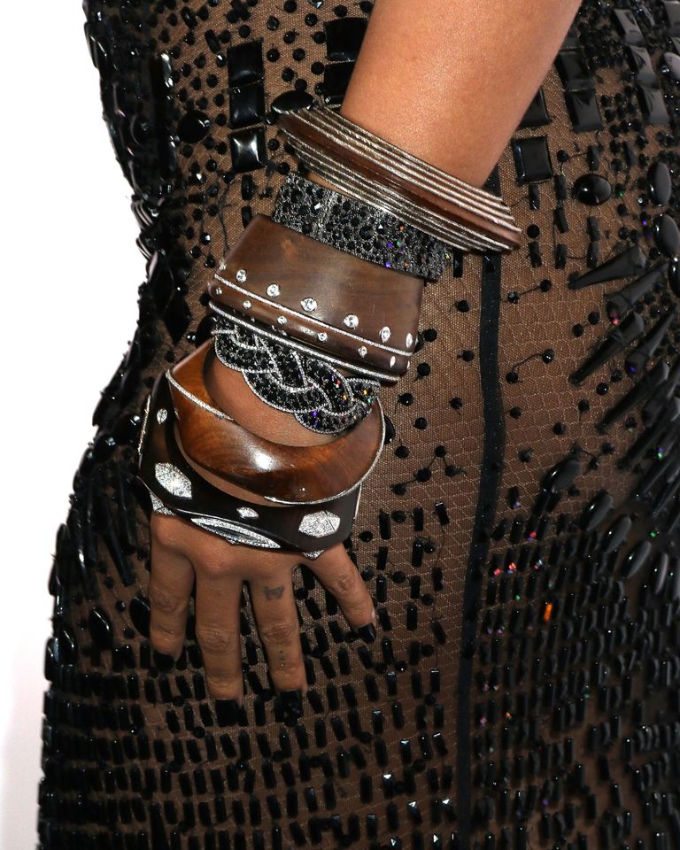 Beyoncé’s ‘IV’ ring finger tattoo, pictured in October 2016 at ‘TIDAL X: 1015.’Credit: Getty Images