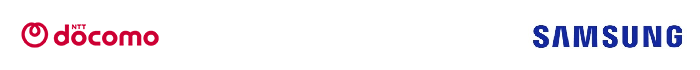 NTT docomo, SAMSUNG, logo