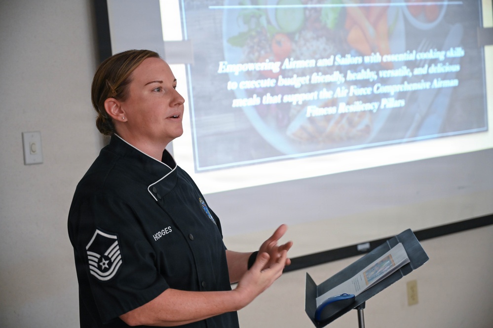 Cooking for Readiness: AFSC Airmen learn healthy food prep Cooking for Readiness: AFSC Airmen learn healthy food prep