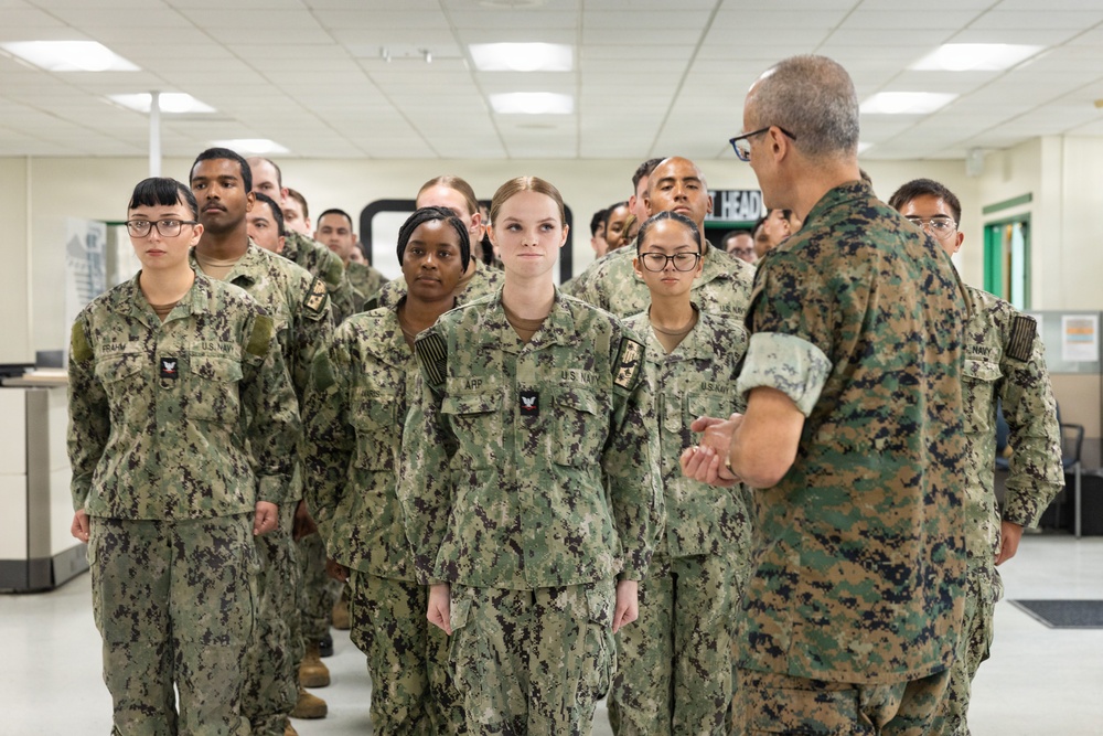 Medical Officer of the Marine Corps Visits MCRD San Diego Medical Officer of the Marine Corps Visits MCRD San Diego
