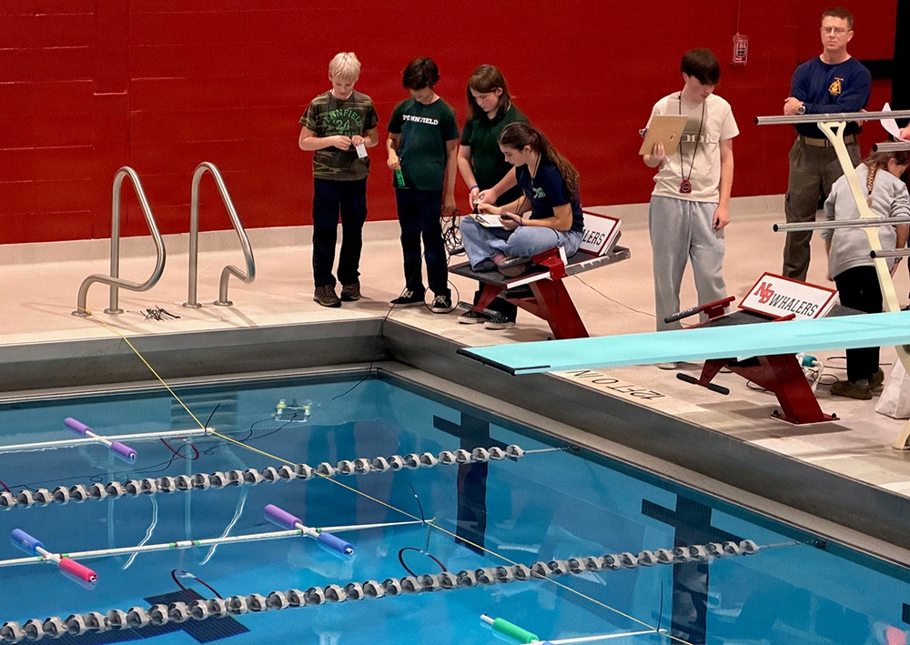 NUWC Division Newport employees mentor four middle school teams in 2026 International SeaPerch Challenge NUWC Division Newport employees mentor four middle school teams in 2026 International SeaPerch Challenge