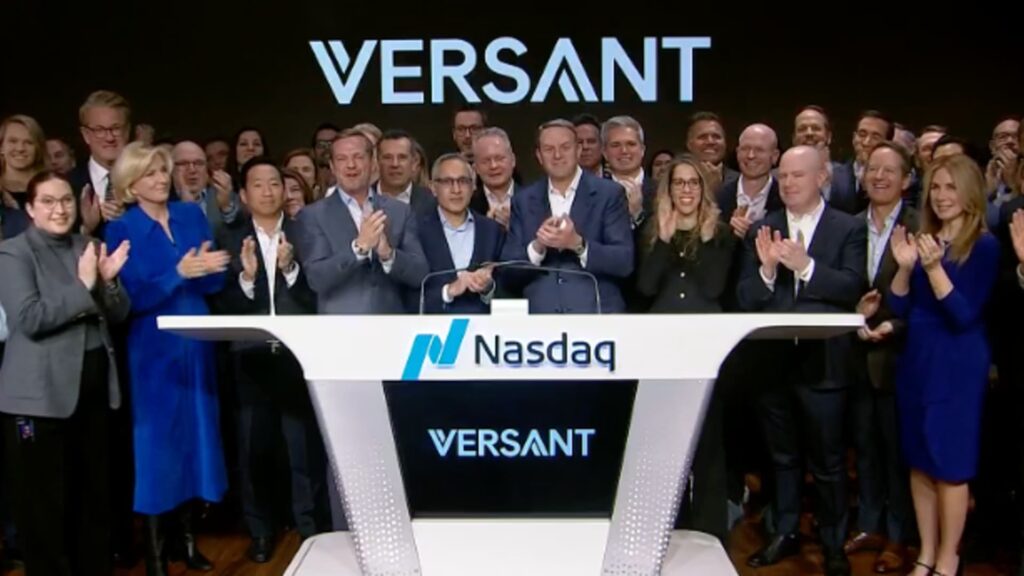 Versant shares surge 13% after company raises 2026 outlook on platforms, advertising momentum Versant shares surge 13% after company raises 2026 outlook on platforms, advertising momentum