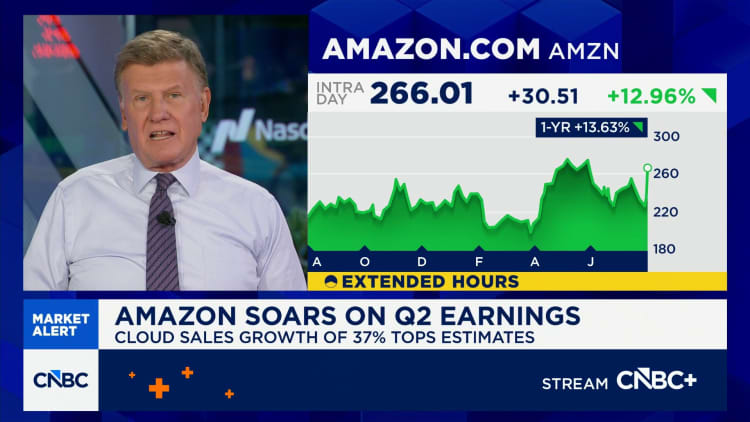 Amazon soars on Q2 earnings