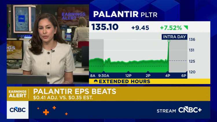 Palantir shares spike on revenue and earnings beat