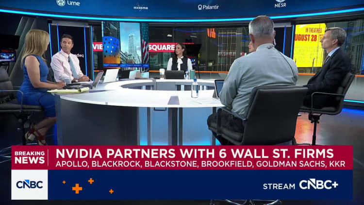 'Fast Money' traders talk Nvidia partnering with six Wall Street firms to fund AI infrastructure