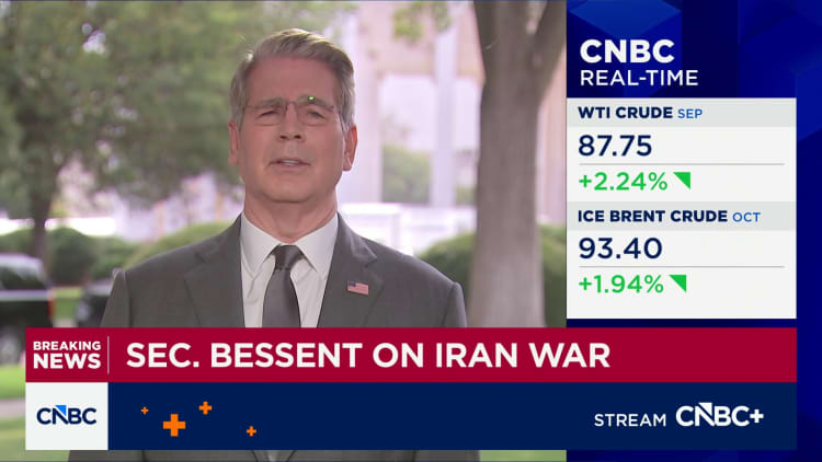 Bessent says U.S. likely won't restart large-scale Iran combat as it steps up economic pressure