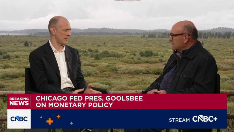 Chicago Fed President Austan Goolsbee talks the Fed’s inflation fight from Jackson Hole