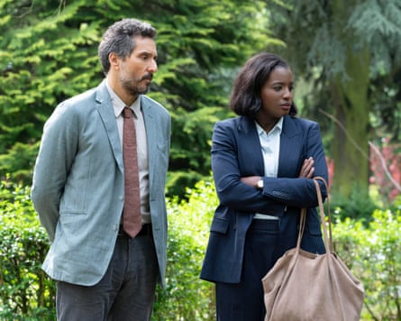 Vincent Elbaz (Vincent) and Mariama Gueye (Alice) star in Everybody Lies.