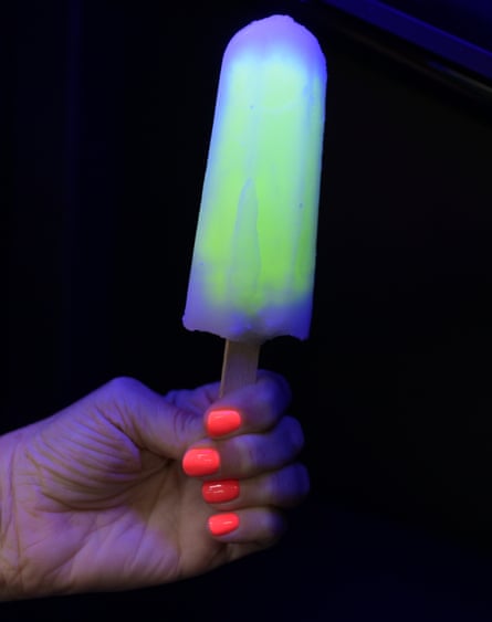 A glow-in-the-dark lolly at the Magnum’s innovation hub