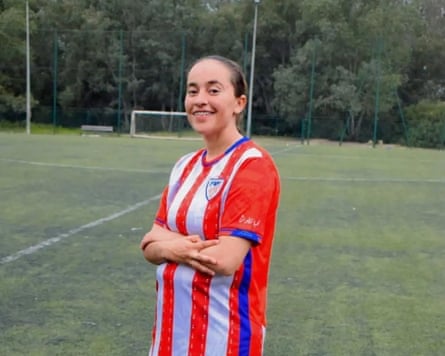 Faten Ben Omar El Azizi, a 26-year-old football player from Tetouan, Morocco.