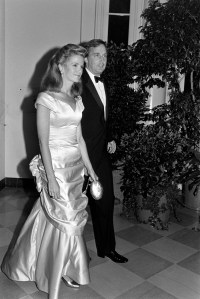 Blaine Trump and Robert Trump attend an event at the White House in Washington, D.C., on September 9, 1987. (Photo by Guy DeLort/WWD/Penske Media via Getty Images)