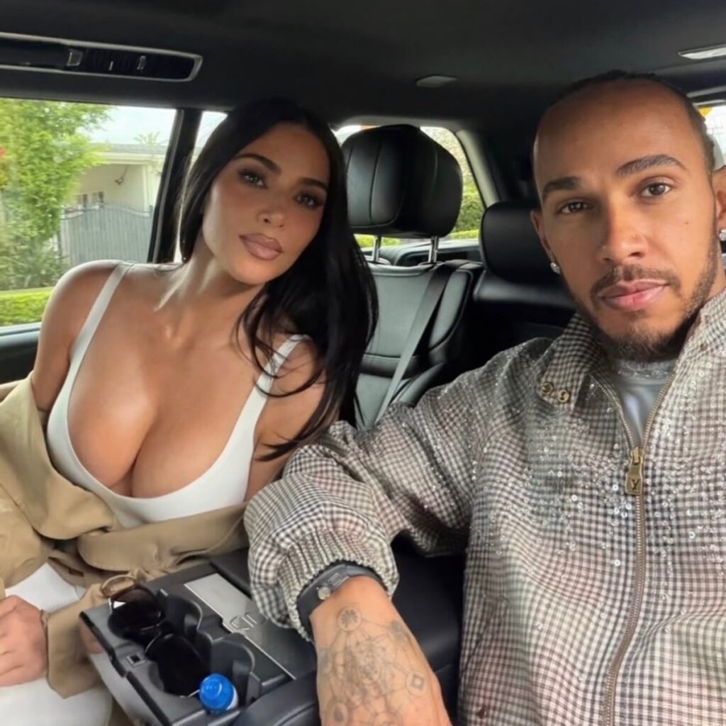Kim Kardashian Shares the Most Intimate Look at Lewis Hamilton Relationship Yet
