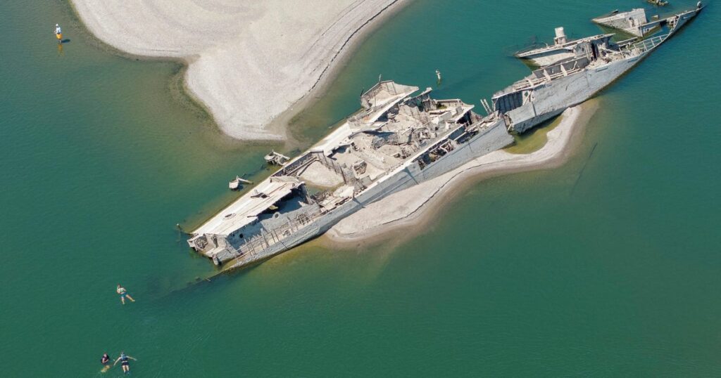 As the Danube River dries up, World War II shipwrecks and mammoth bones come into view As the Danube River dries up, World War II shipwrecks and mammoth bones come into view