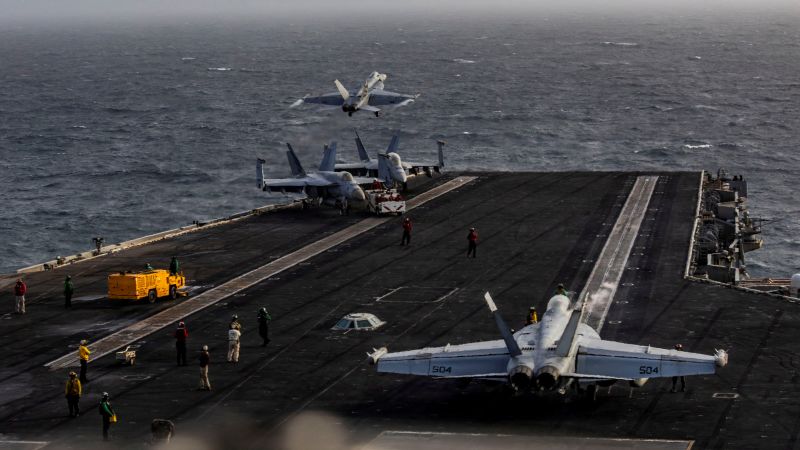 Live updates: US commander visits aircraft carrier in Middle East for second time amid concerns about morale Live updates: US commander visits aircraft carrier in Middle East for second time amid concerns about morale