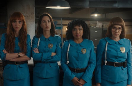 Natalia Tellez (Valentina), Barbara Mori (Maria), Amorita Rasgado (Gabina) and Ximena Sarinana (Angeles) take on a serial killer in Women in Blue.