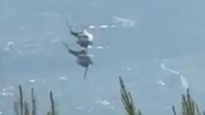 Two dead after helicopters collide in Greece Two dead after helicopters collide in Greece