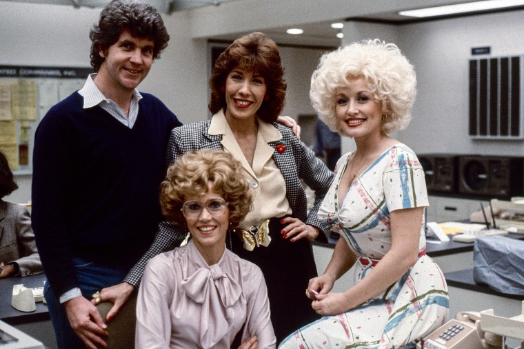 Colin Higgins, Jane Fonda , Lily Tomlin, and Dolly Parton.