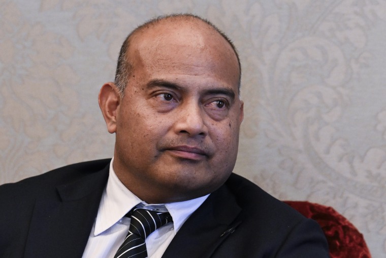 The President of the Republic of Naoero, previously Nauru.