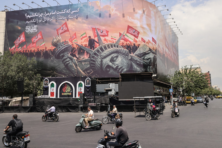 Iran denied any negotiations were taking place with the United States after the US president said new talks would begin on August 3 in an effort to end their war, now in its sixth month.
