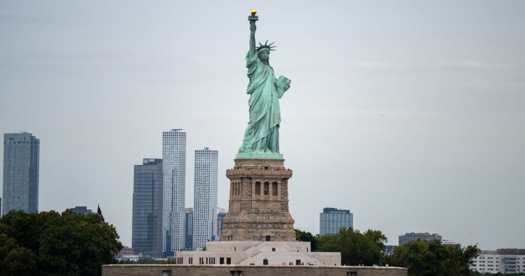 Boat captain arrested after vessel capsizes near Statue of Liberty, killing woman and child Boat captain arrested after vessel capsizes near Statue of Liberty, killing woman and child